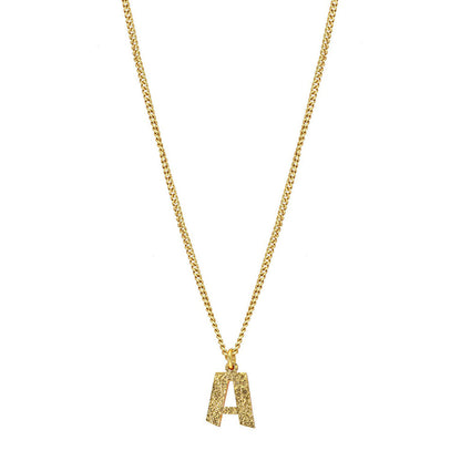 MNSH Minimalistic Initial A Necklace