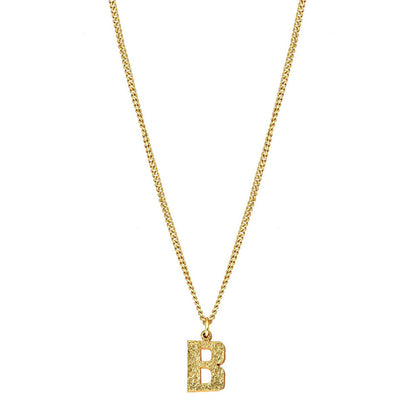 MNSH Minimalistic Initial B Necklace