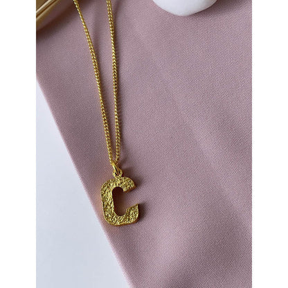 MNSH Minimalistic Initial C Necklace