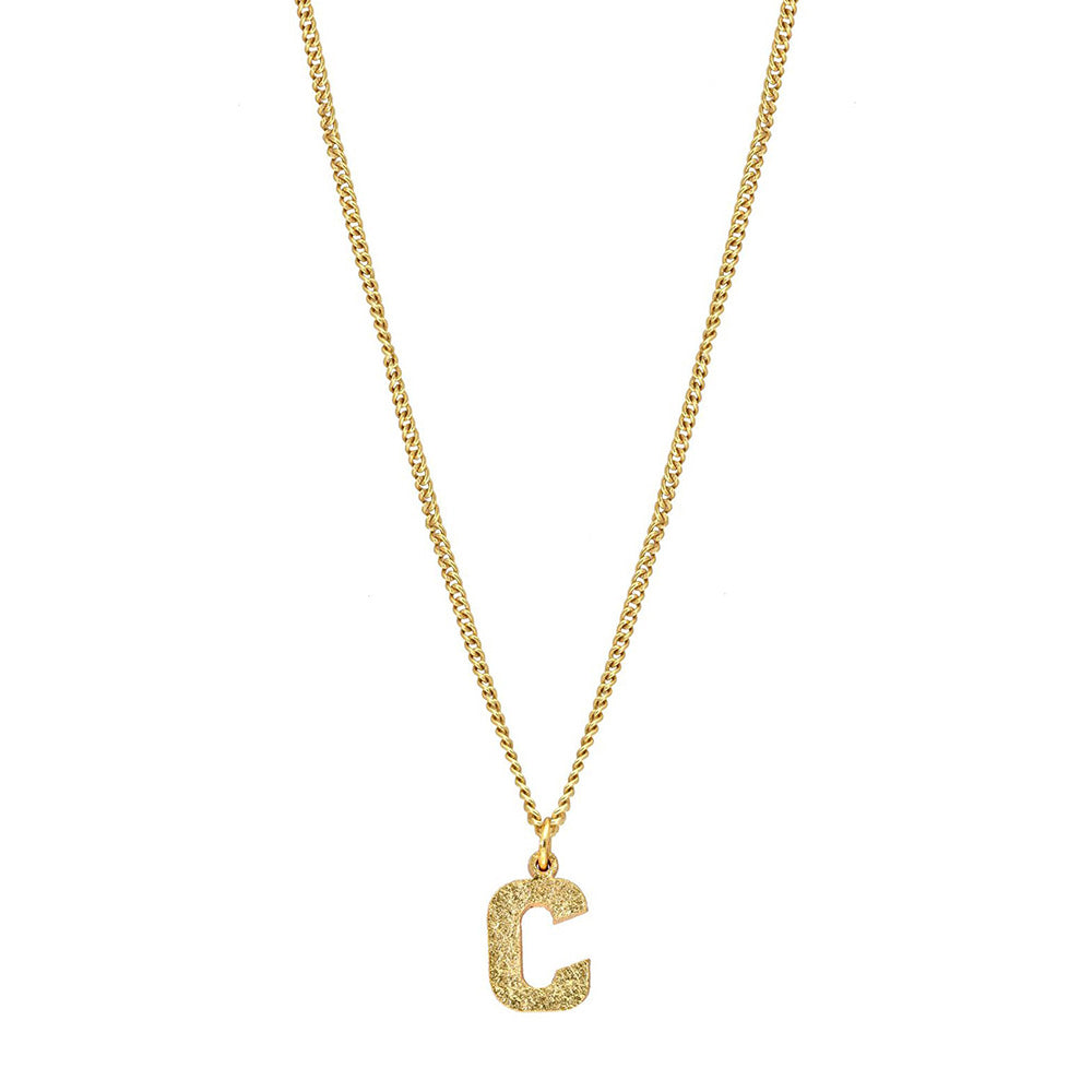 MNSH Minimalistic Initial C Necklace