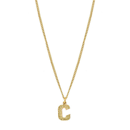 MNSH Minimalistic Initial C Necklace
