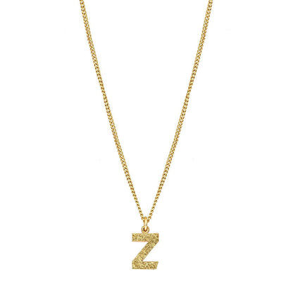 MNSH Minimalistic Initial Z Necklace