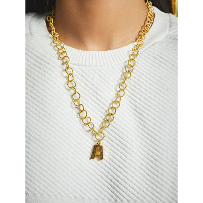 MNSH Signature Initial A Necklace