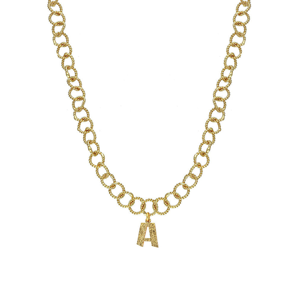 MNSH Signature Initial A Necklace