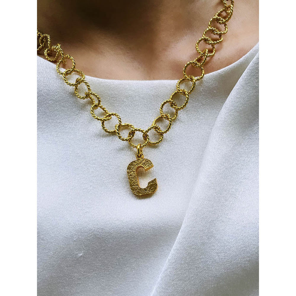 MNSH Signature Initial C Necklace