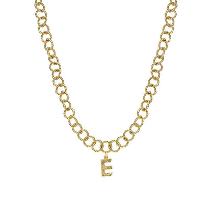 MNSH Signature Initial E Necklace