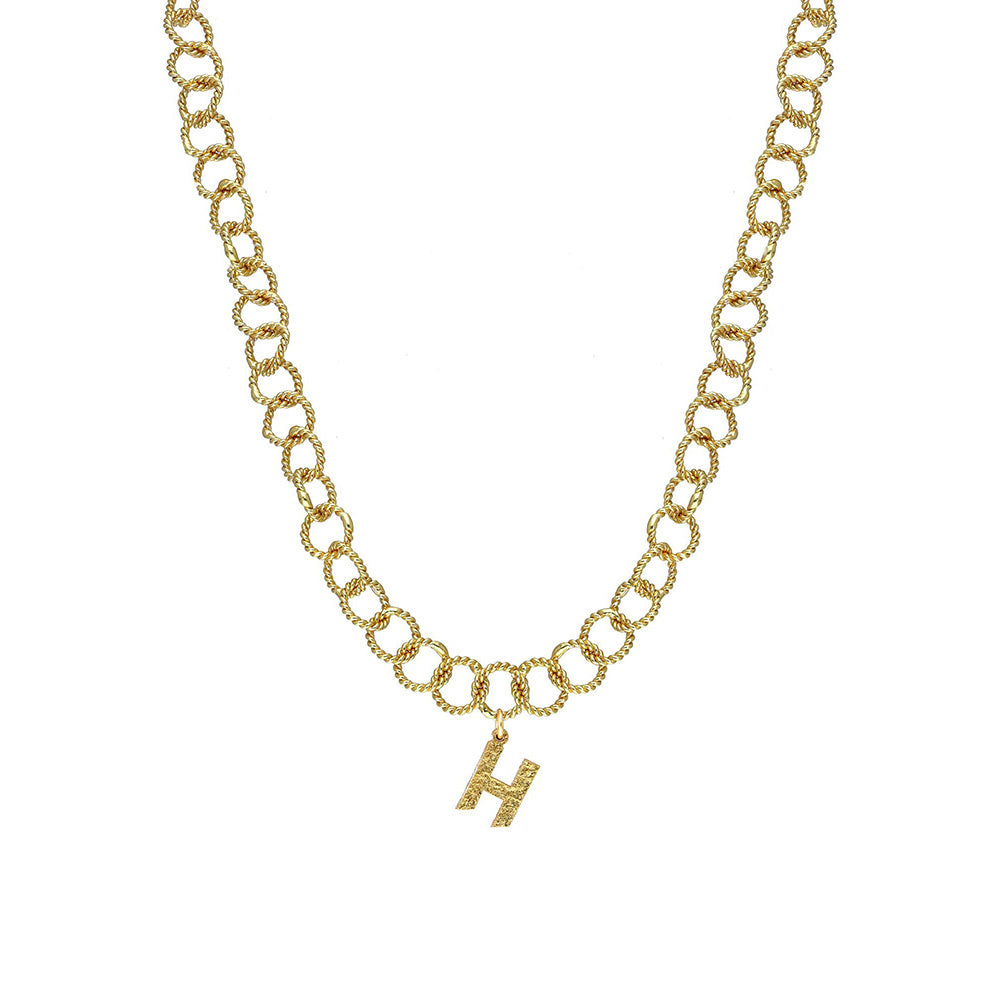 MNSH Signature Initial H Necklace