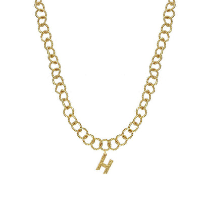 MNSH Signature Initial H Necklace