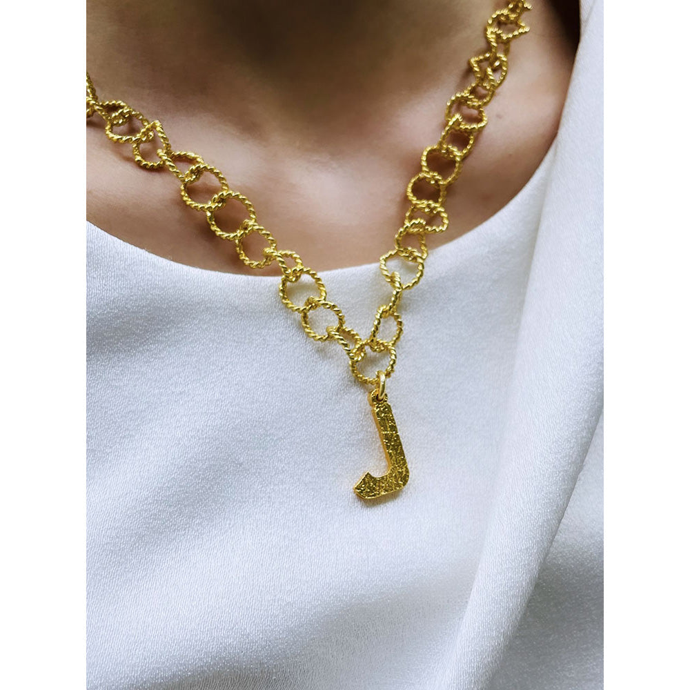 MNSH Signature Initial J Necklace