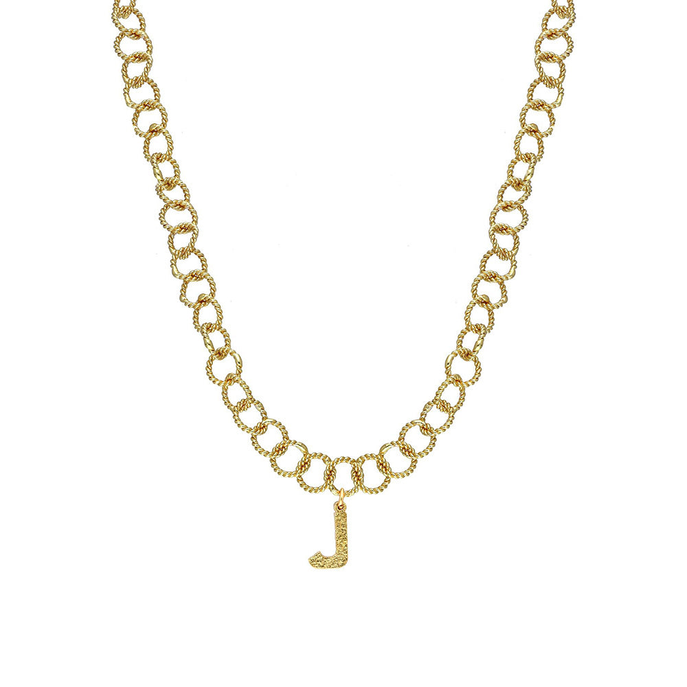 MNSH Signature Initial J Necklace