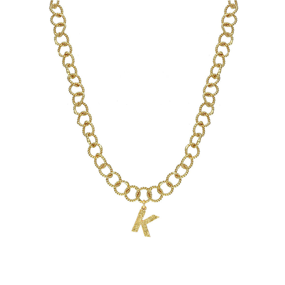 MNSH Signature Initial K Necklace