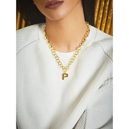 MNSH Signature Initial P Necklace