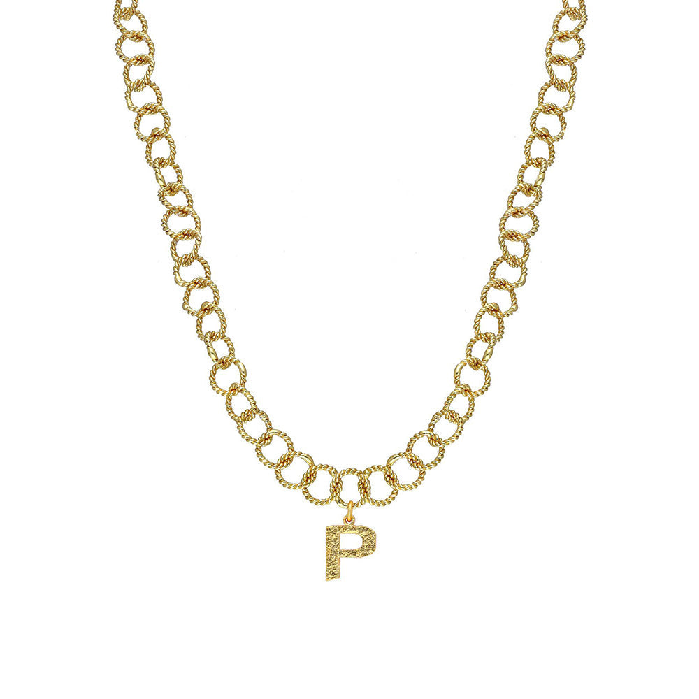 MNSH Signature Initial P Necklace