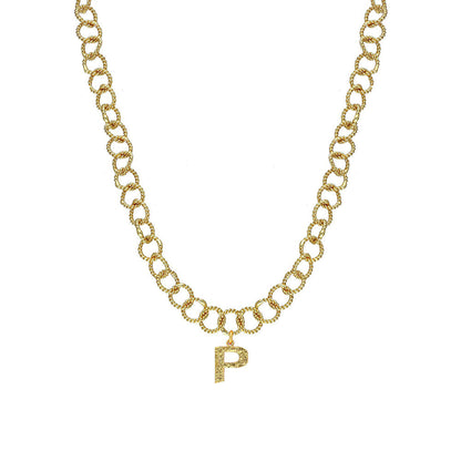 MNSH Signature Initial P Necklace