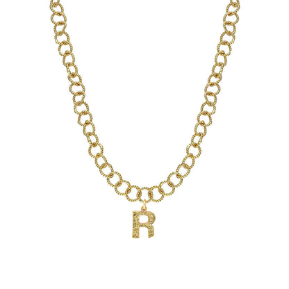 MNSH Signature Initial R Necklace