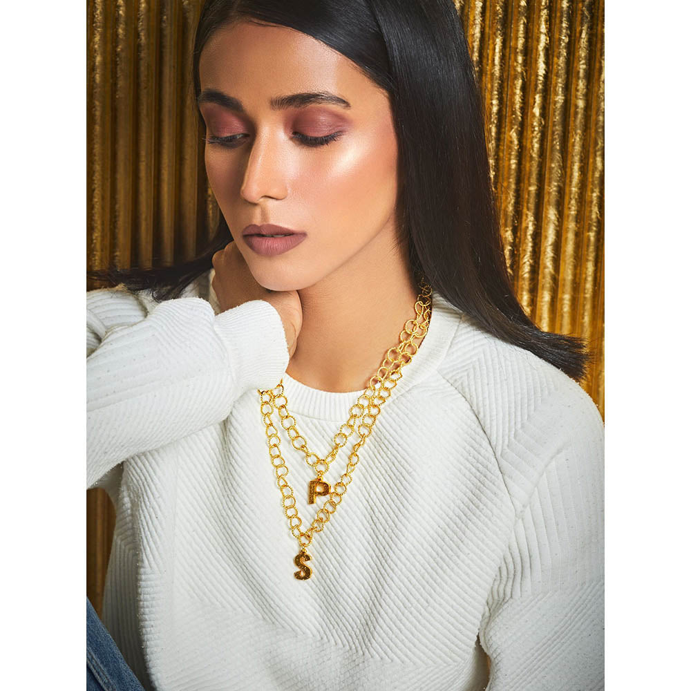 MNSH Signature Initial S Necklace