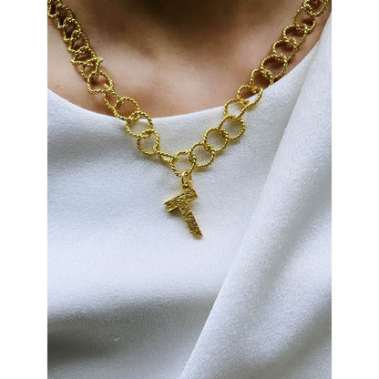 MNSH Signature Initial T Necklace