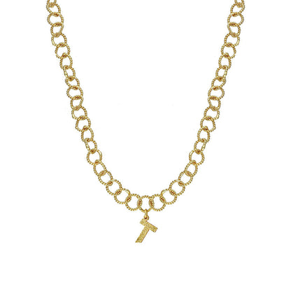 MNSH Signature Initial T Necklace