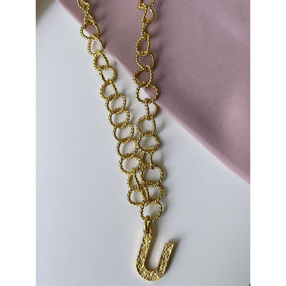 MNSH Signature Initial U Necklace