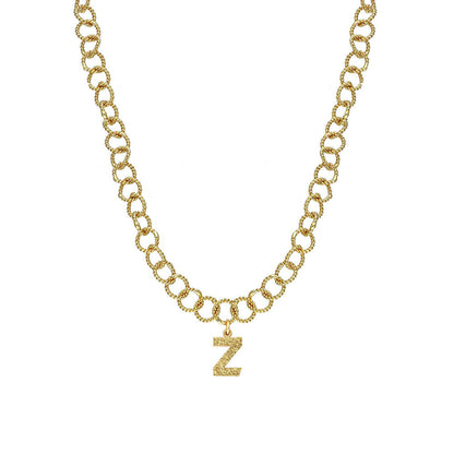 MNSH Signature Initial Z Necklace