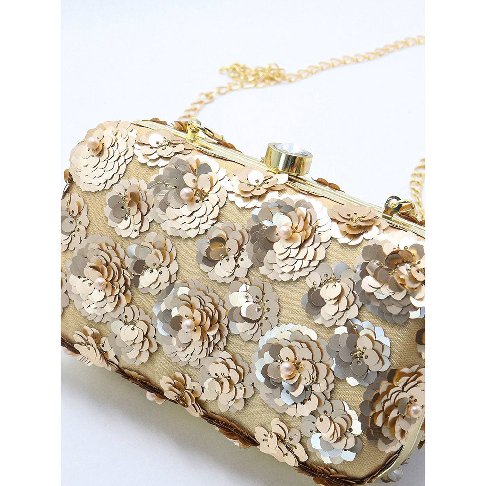 Odette Resplendent Flowery Clutch