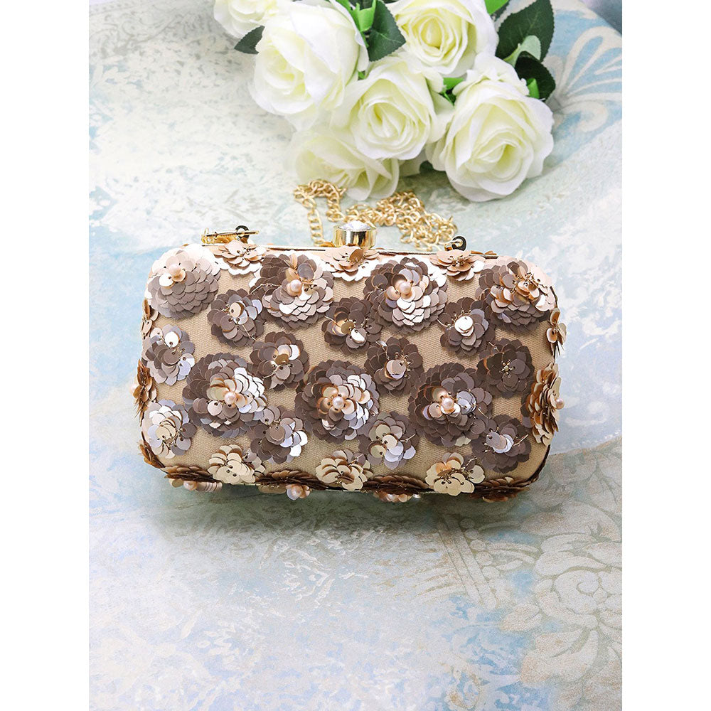 Odette Resplendent Flowery Clutch