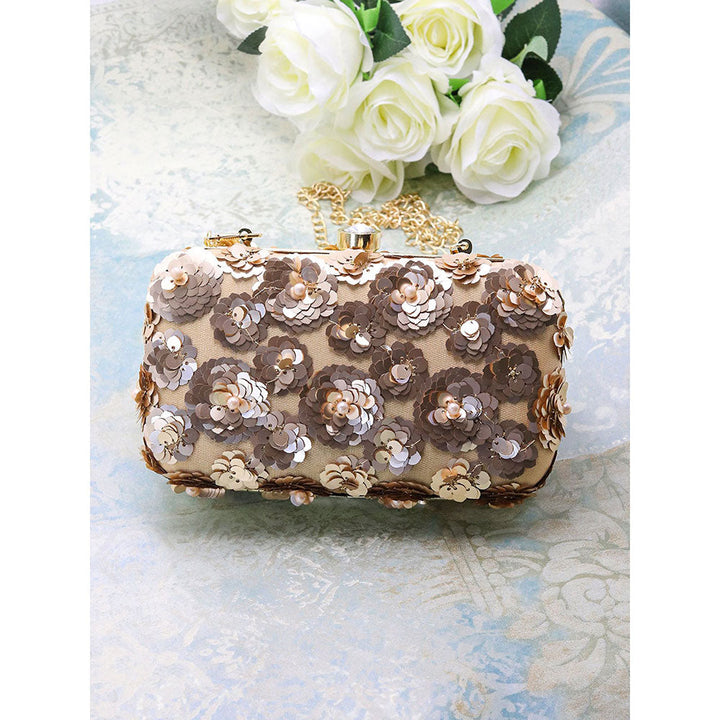 Odette Resplendent Flowery Clutch