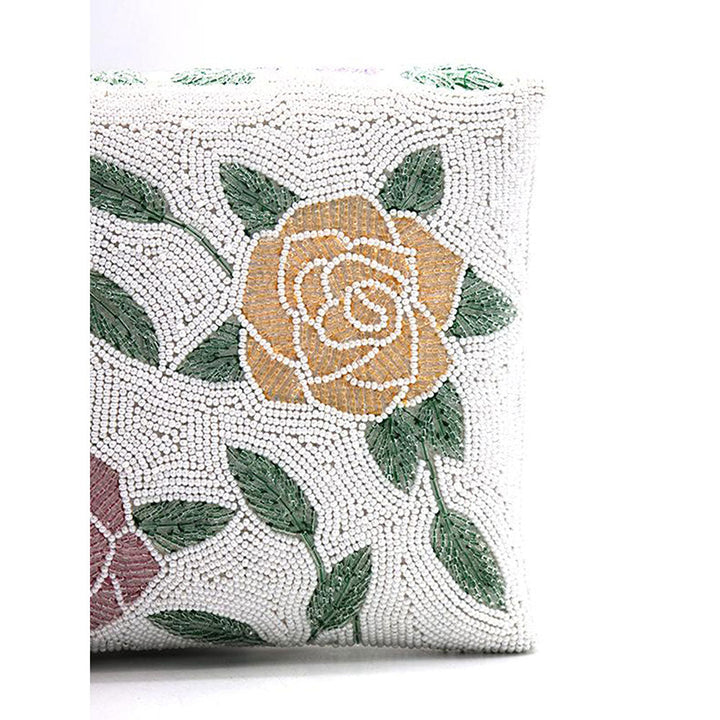 Odette Retro Style Rose Clutch