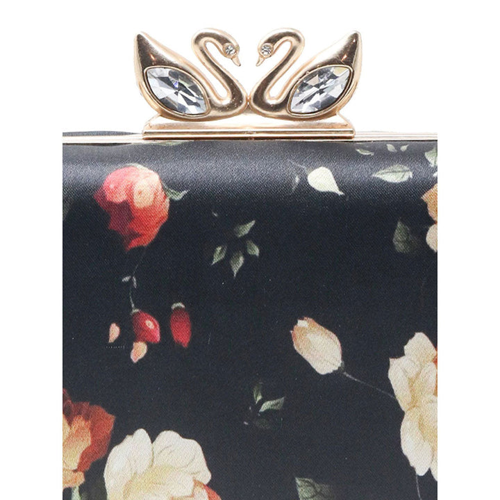 Odette Multi-Color Printed Clutch