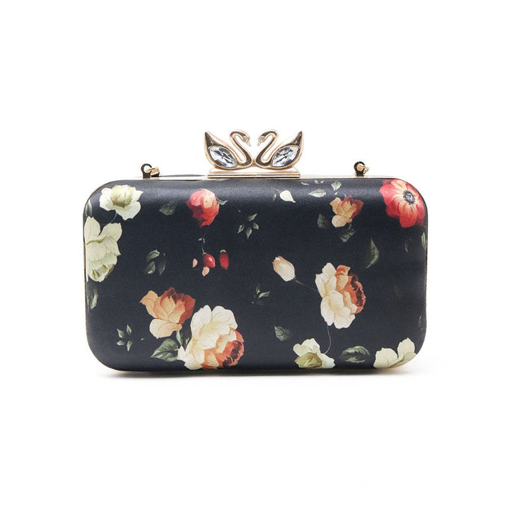 Odette Multi-Color Printed Clutch