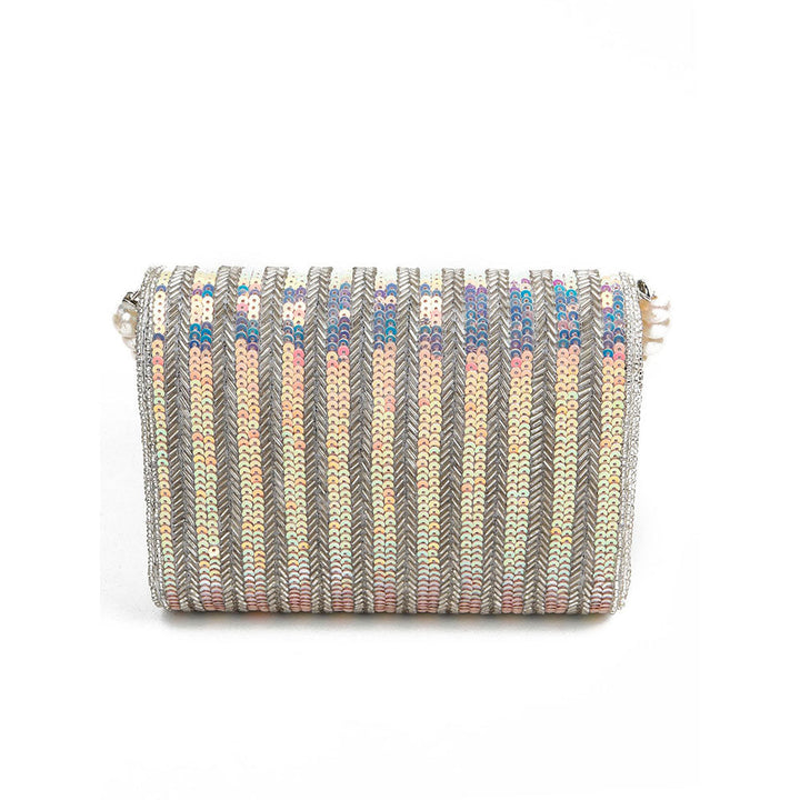 Odette Pink Embellished Clutch