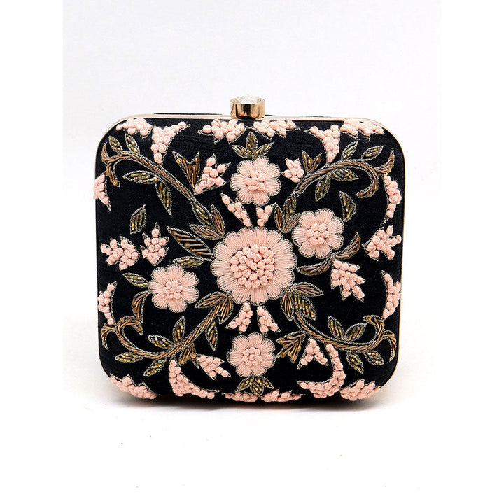 Odette Multi-Color Embroidered Clutch