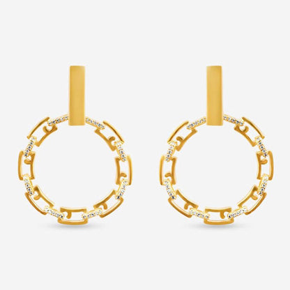 Prerto Gold Plated Jovial Earrings