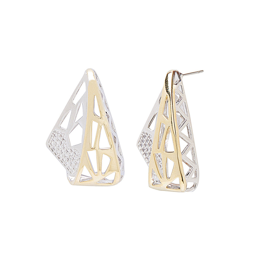 Shaze Multi-Color Sail Boat Earrings
