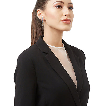 Shaze Multi-Color Twisted Rhombus Earrings