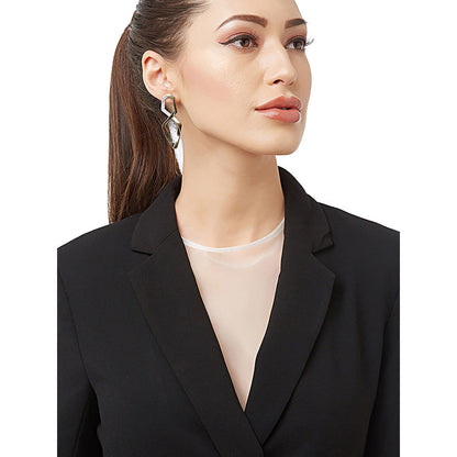 Shaze Gold Hyper Loop Earrings