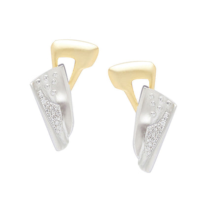 Shaze Multi-Color Encrusted Earrings