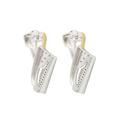 Shaze Multi-Color Encrusted Earrings