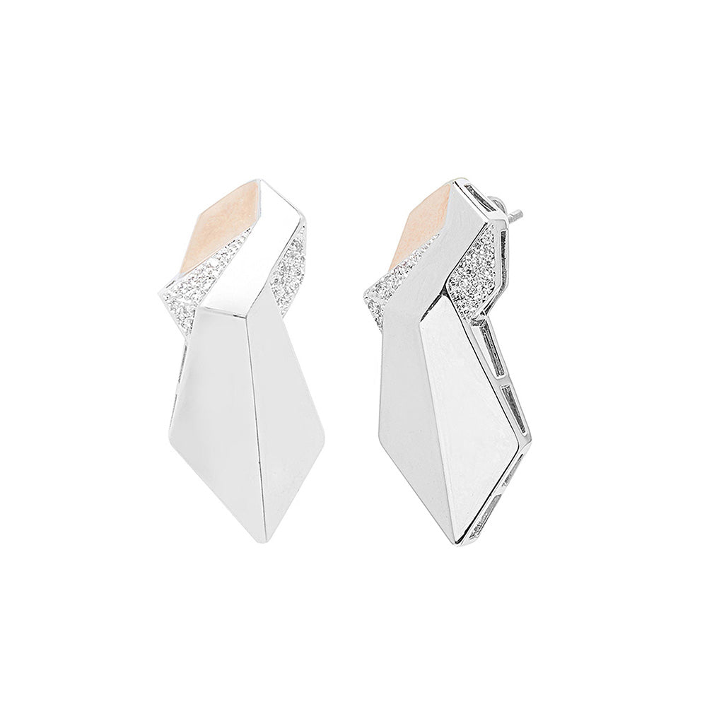 Shaze Silver Urbane Earrings
