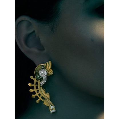 Shaze Winged Cuff Earrings For Women