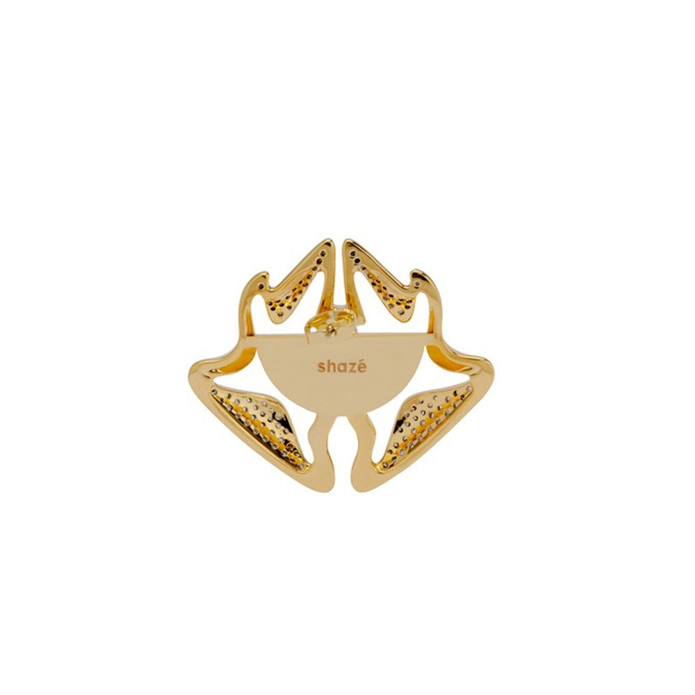 Shaze Symmetrical Shield Earrings For Women