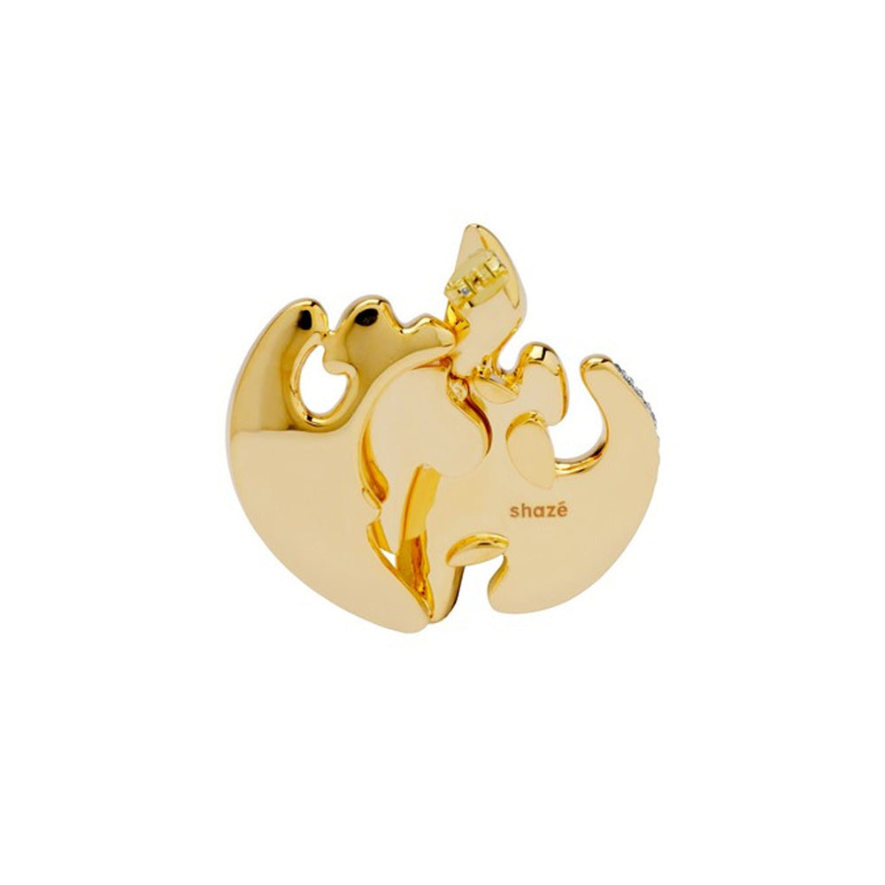 Shaze Dual Edged Earrings For Women