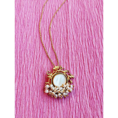 Zariin Gold Plated Hidden Secrets Pendent Necklace