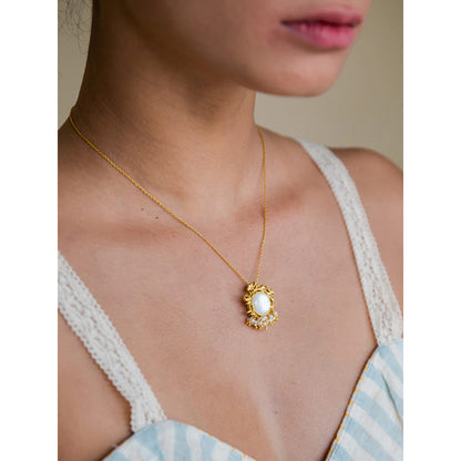 Zariin Gold Plated Hidden Secrets Pendent Necklace