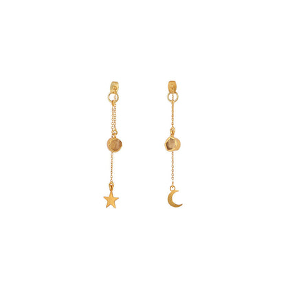 Zariin Gold Nightfall Journey Dangler Earrings