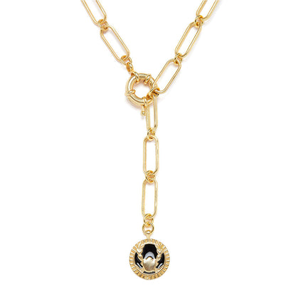 Zariin Gold Soul of the Crab Cancer Zodiac Necklace
