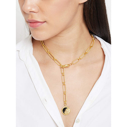 Zariin Gold Soul of the Lion Leo Zodiac Necklace