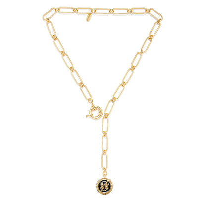 Zariin Gold Soul of the Fish Pisces Zodiac Necklace