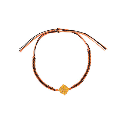 ZARIIN Pink & Yellow Floral Bhai Bhabhi Gift Box