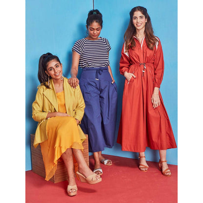 Suhani Pittie Gold Plated Conical Earrings With Bird